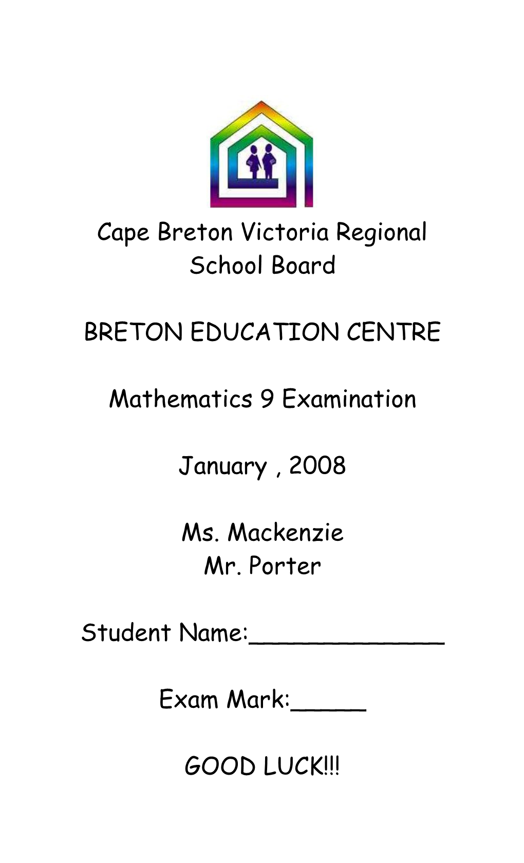 Capebretonvictoriaregionalschool Board