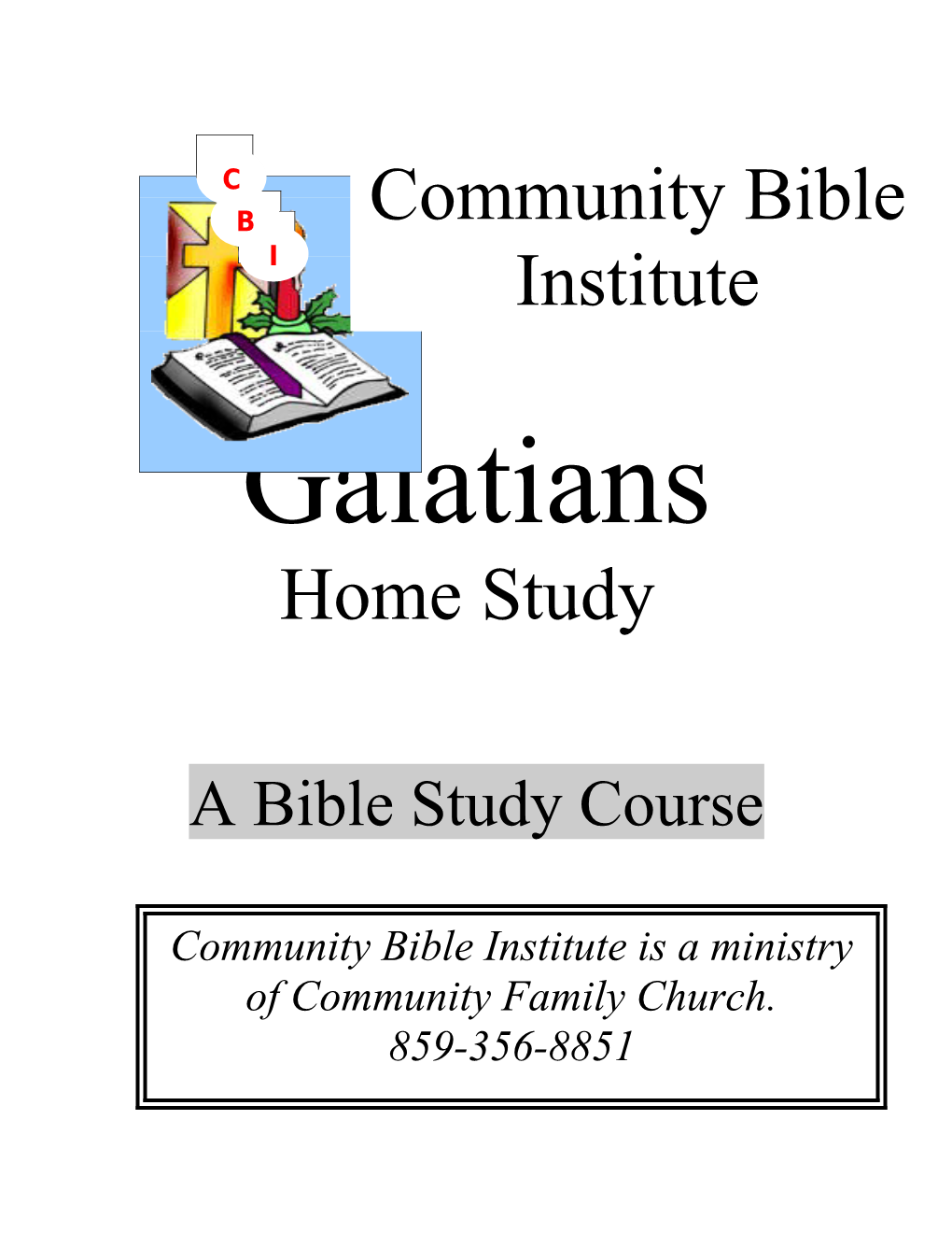 A Bible Study Course