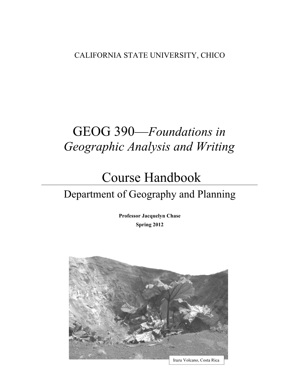 Geographical Research And Writing