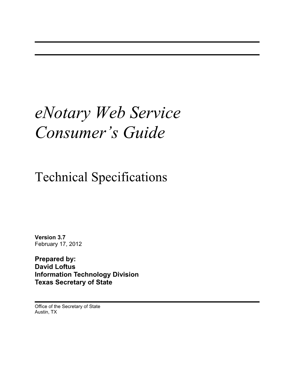 UCC Web Service