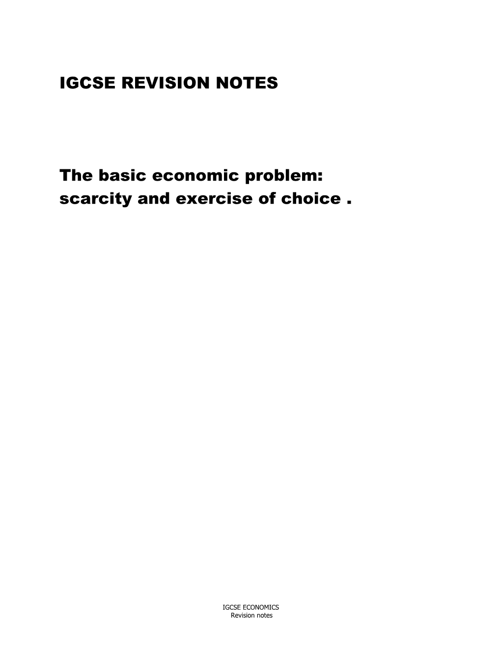 Gcse Economics - Firms - Introduction & Business Objectives