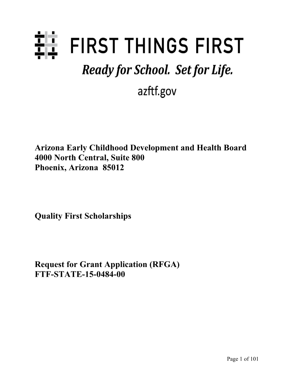 Arizona Early Childhood Development and Health Board s4