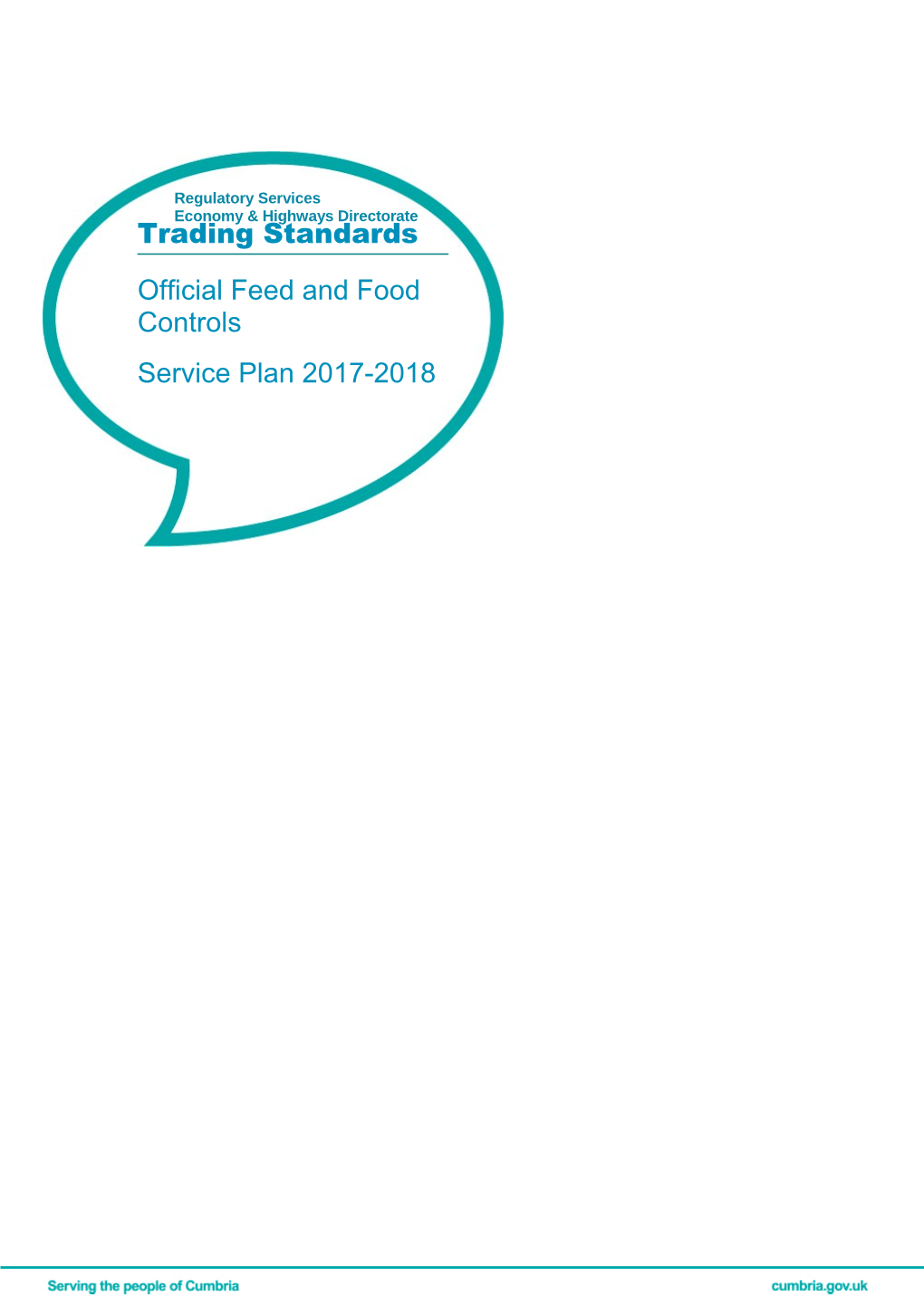 Official Feed and Food Controls Service Plan Guidance