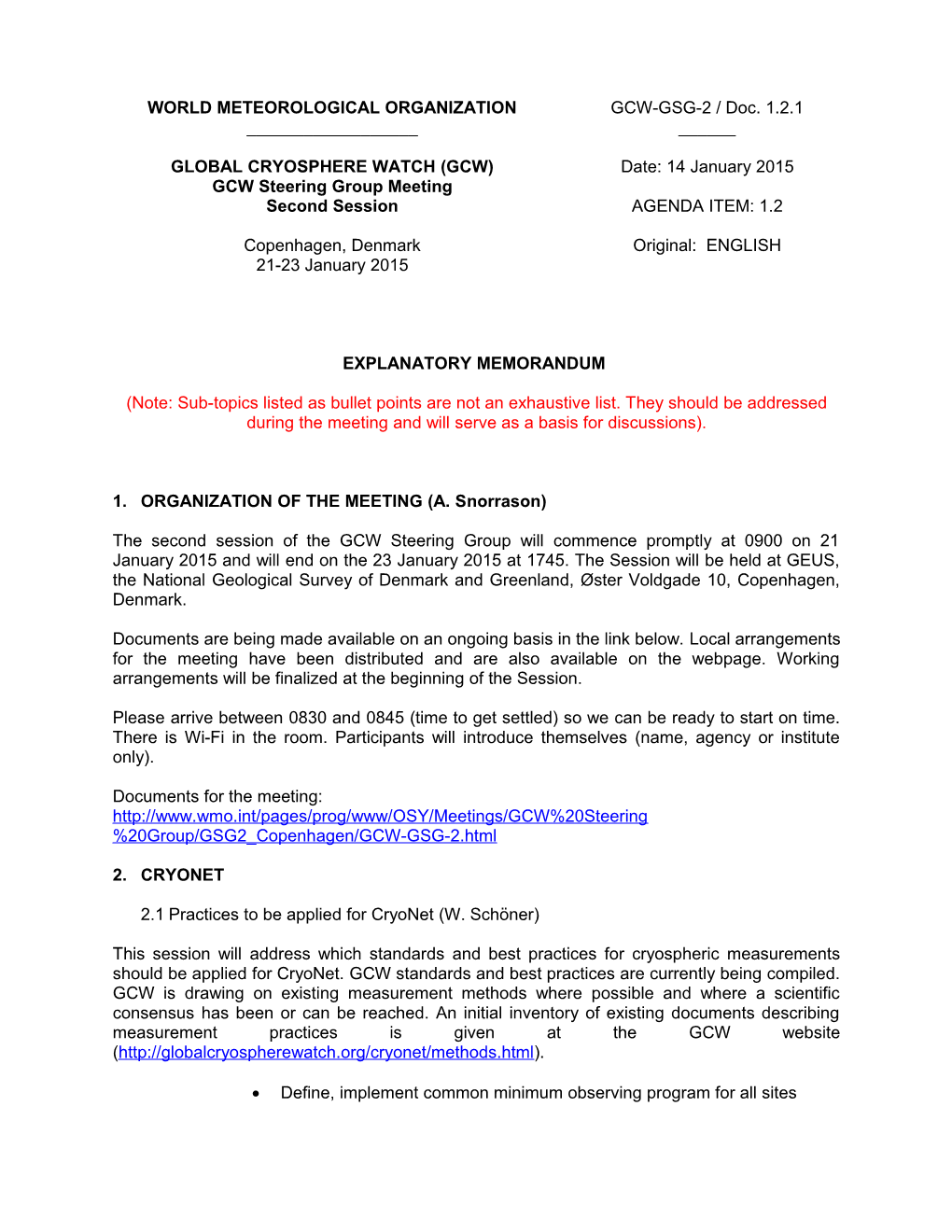 World Meteorological Organization s30