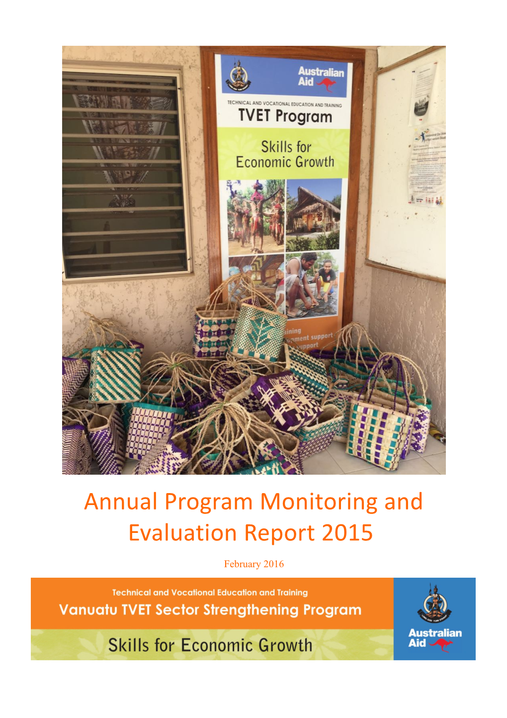 Annual Program Monitoring and Evaluation Report 2015