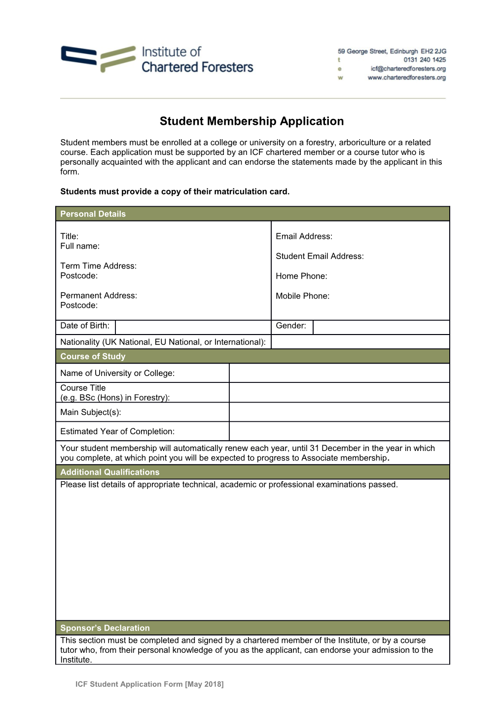 Students Must Provide a Copy of Their Matriculation Card