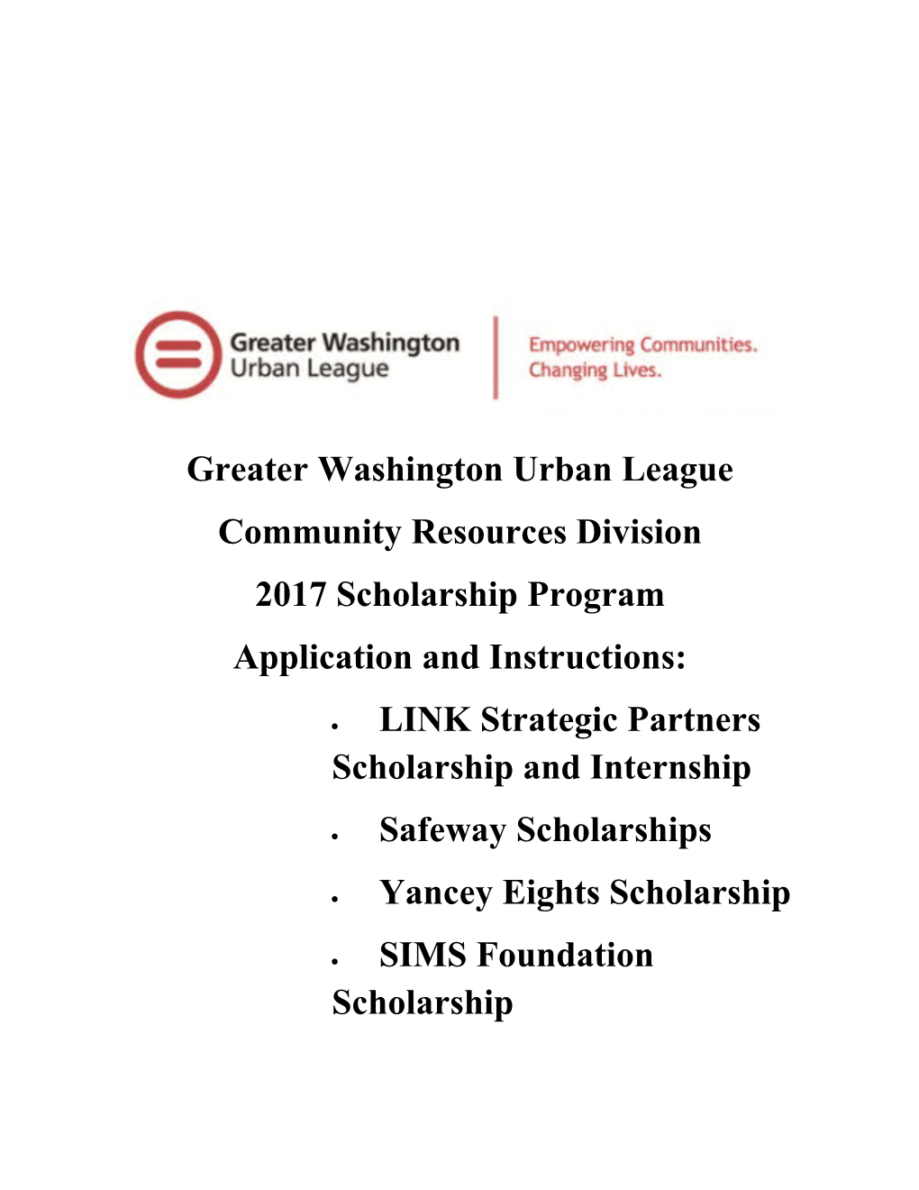 Greater Washington Urban League