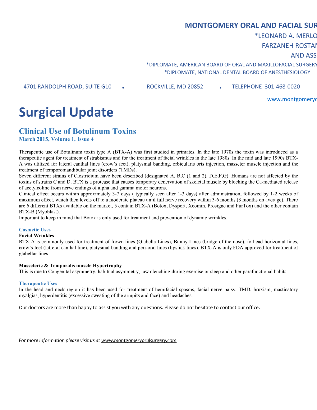 Montgomery Oral and Facial Surgery