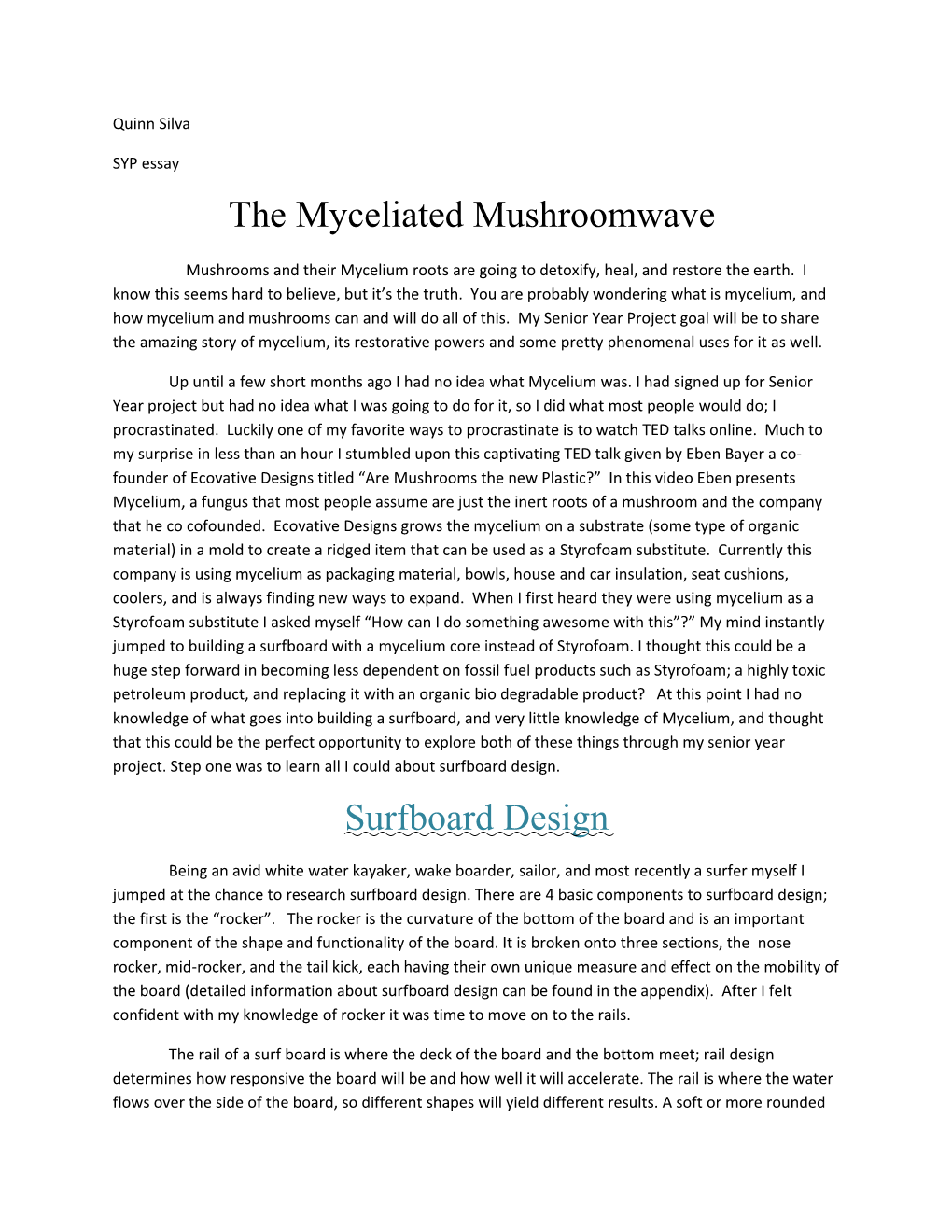 The Myceliated Mushroomwave