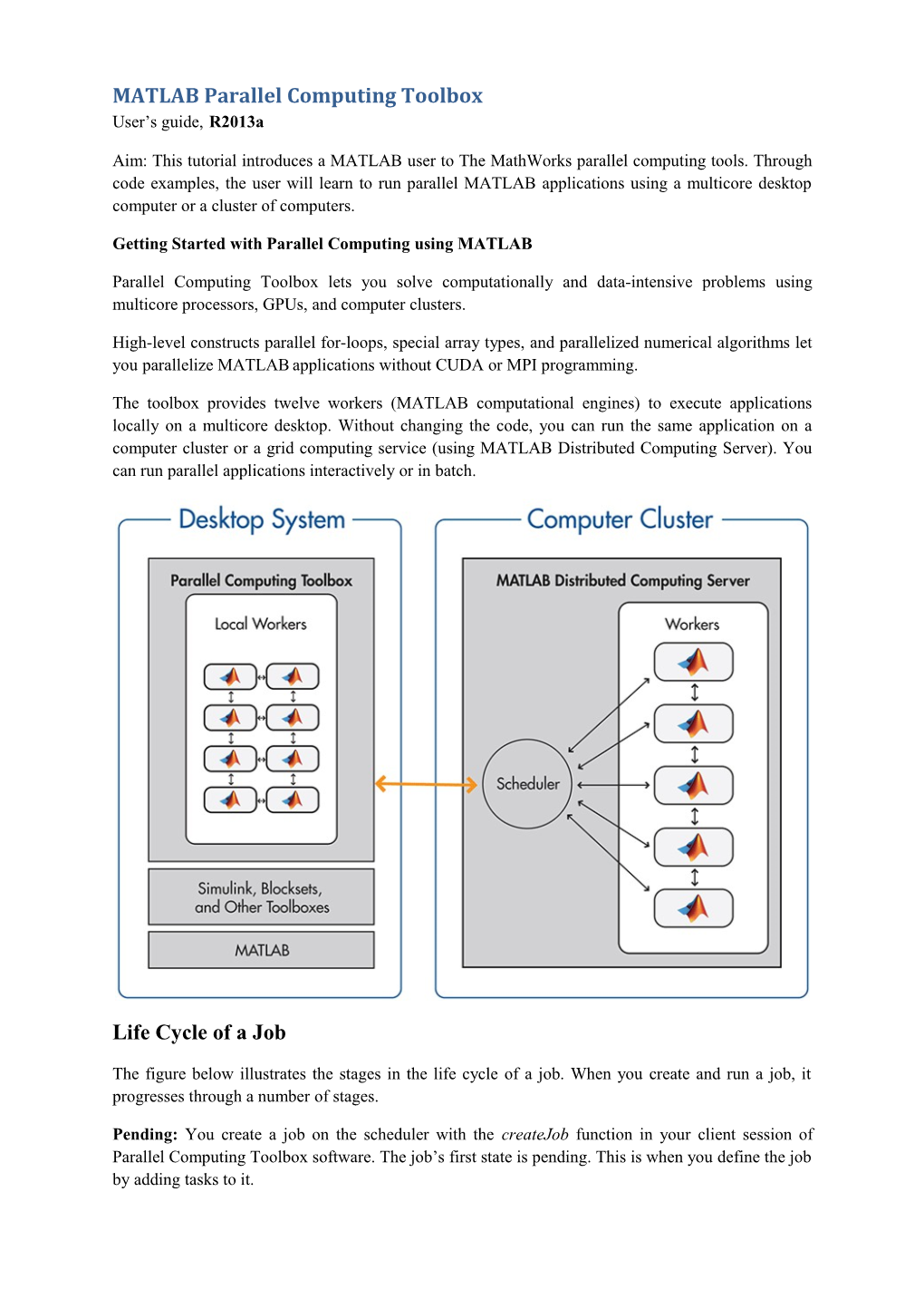 MATLAB Parallel Computing Toolbox