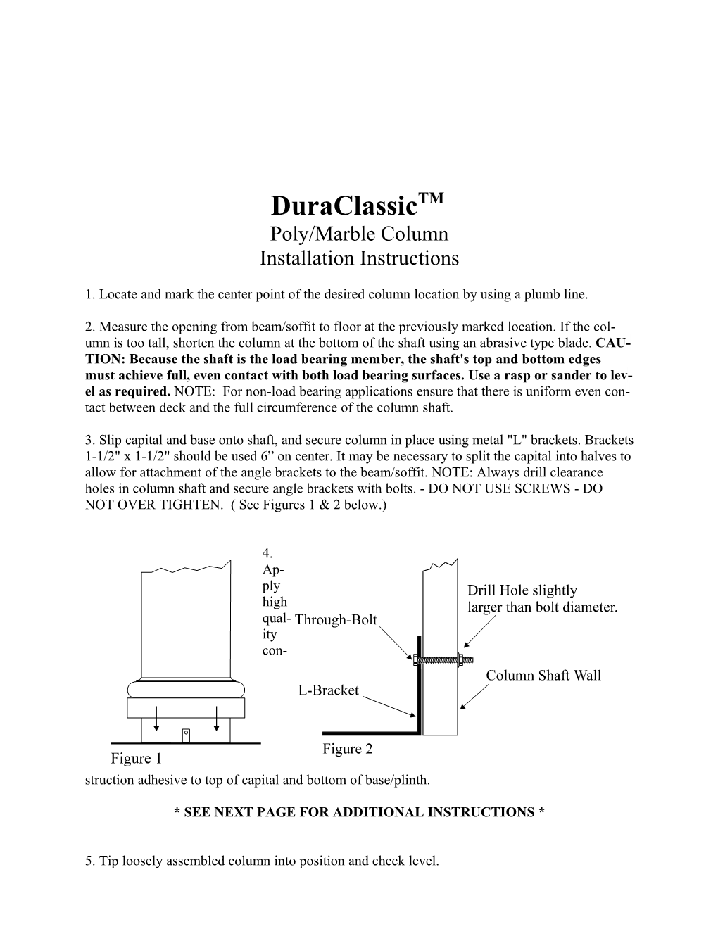 Installation Instructions