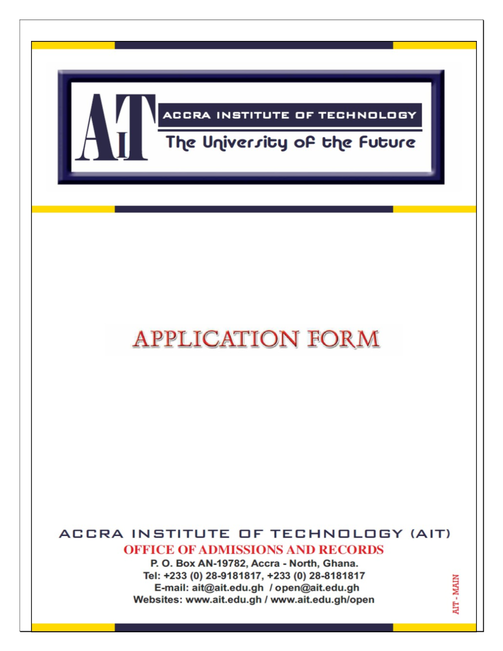 AIT-The University Of The Future