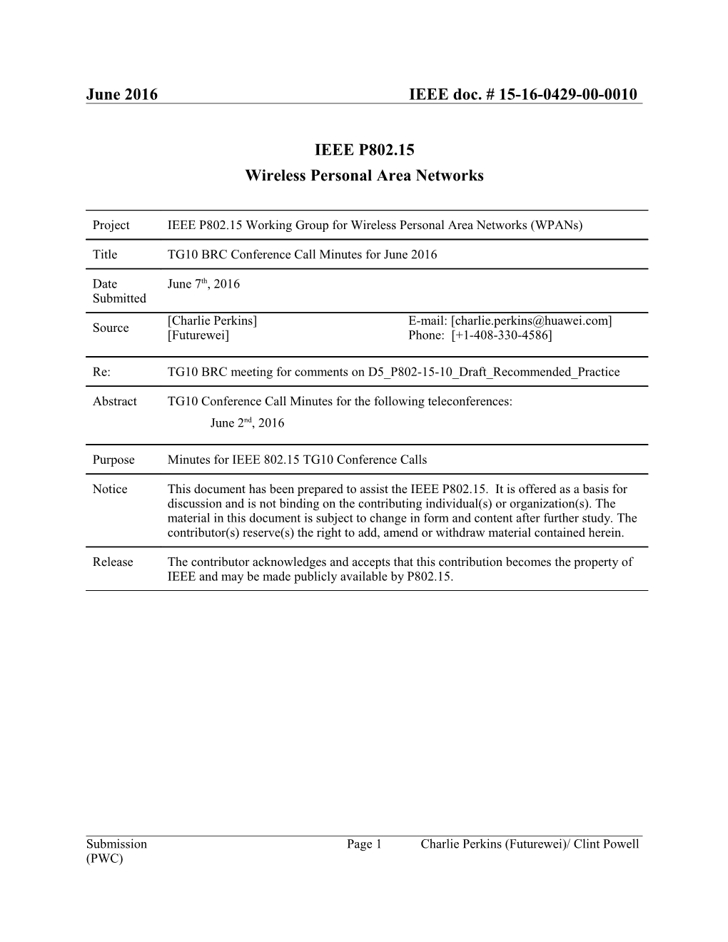 Wireless Personal Area Networks s12