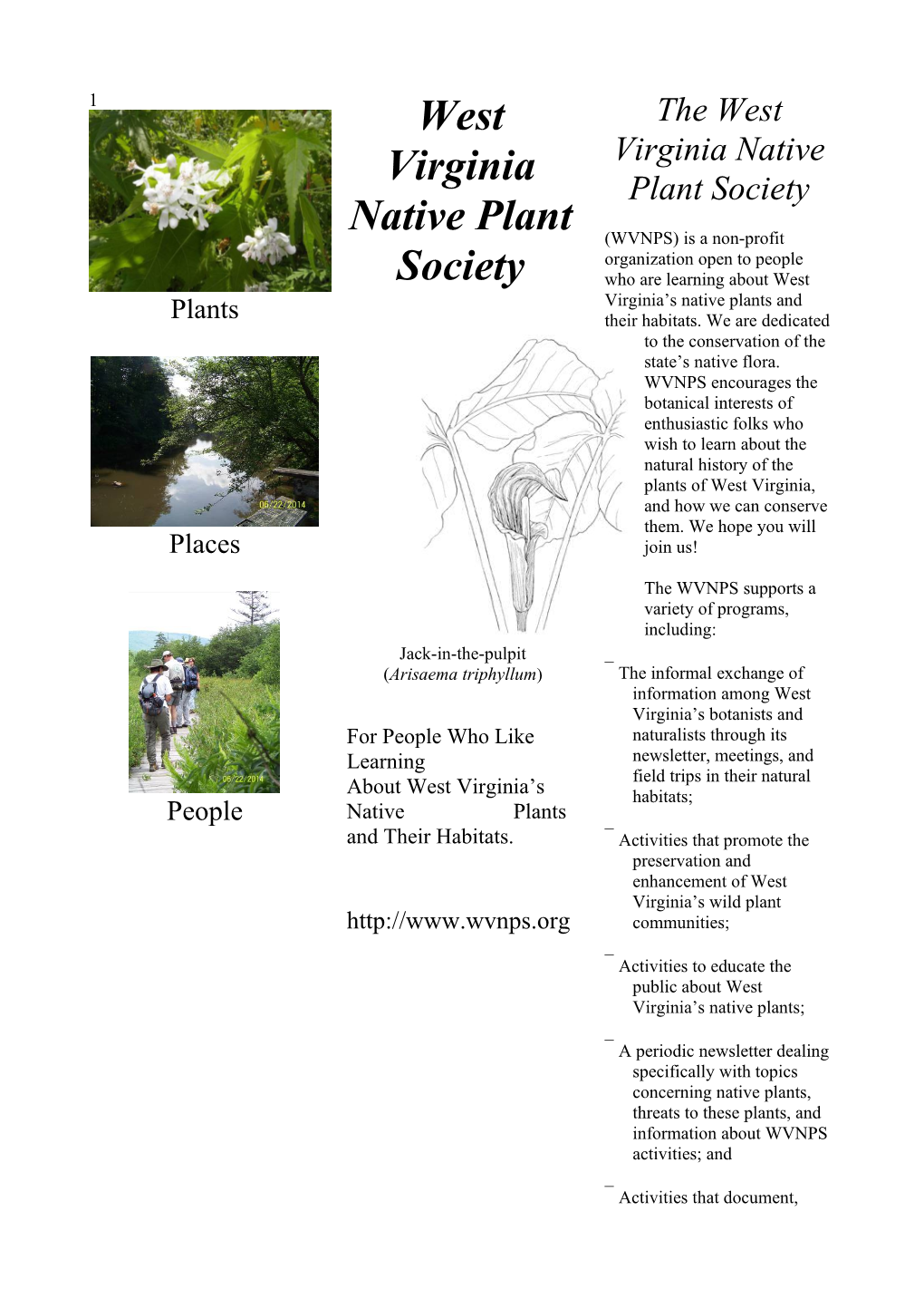 West Virginia Native Plant Society