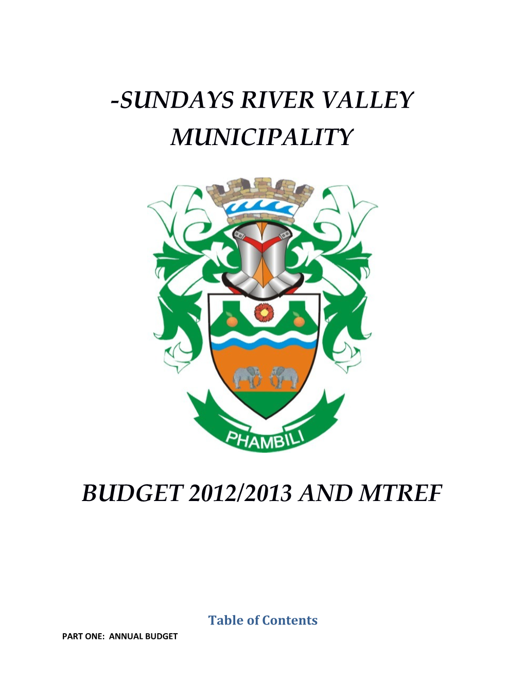 Sundays River Valley Municipality