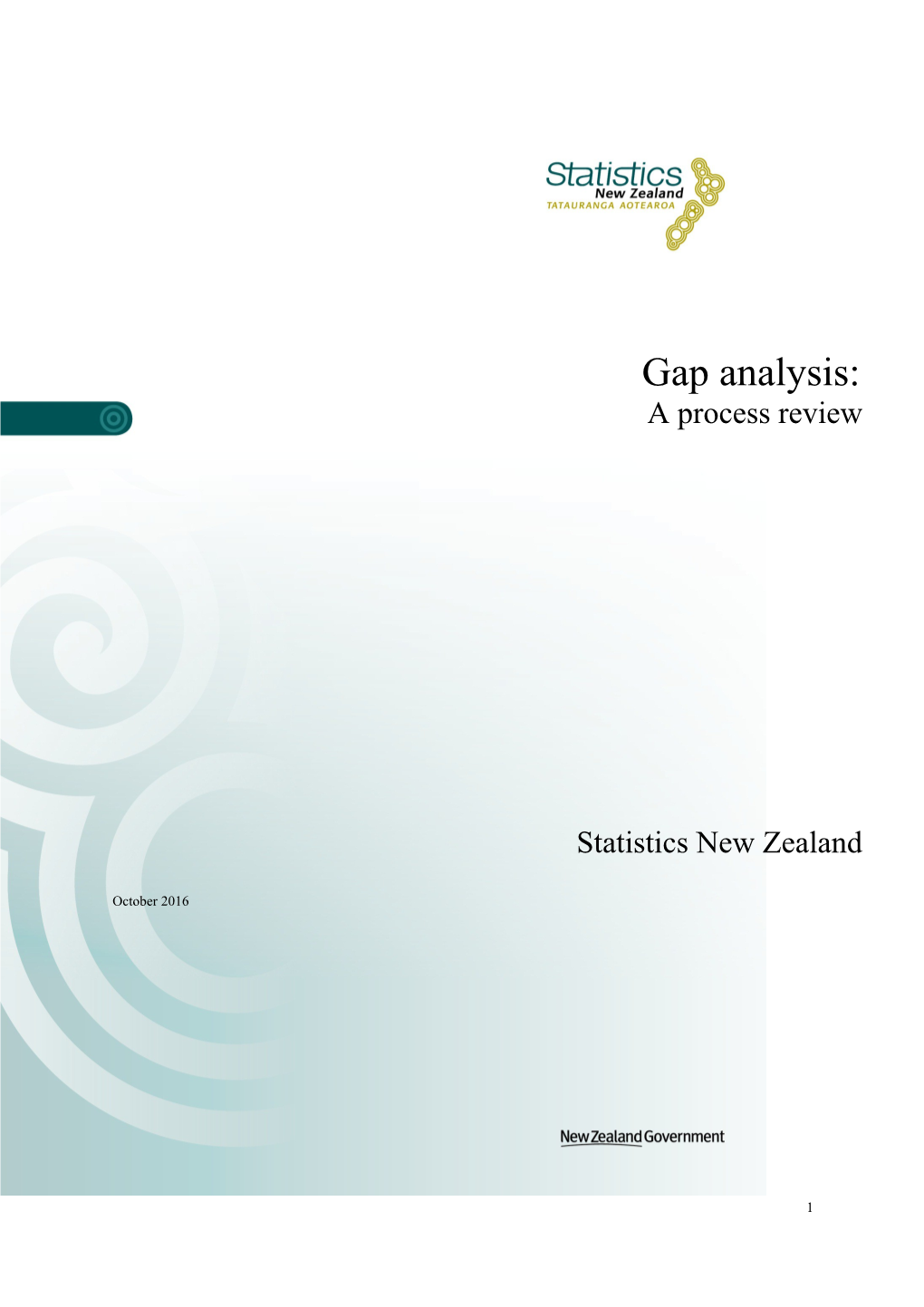 Gap Analysis: a Process Review