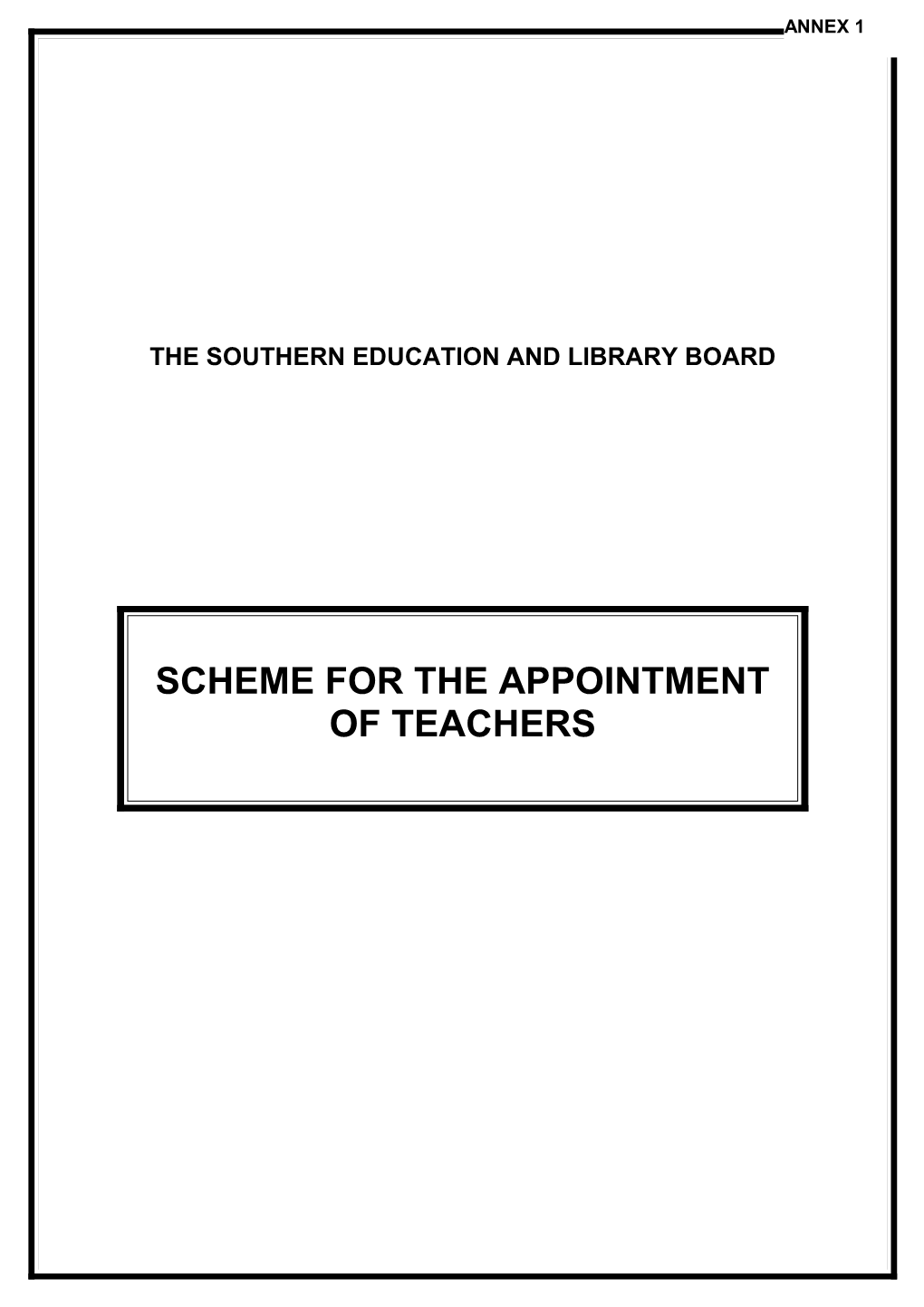 The Southern Education and Library Board