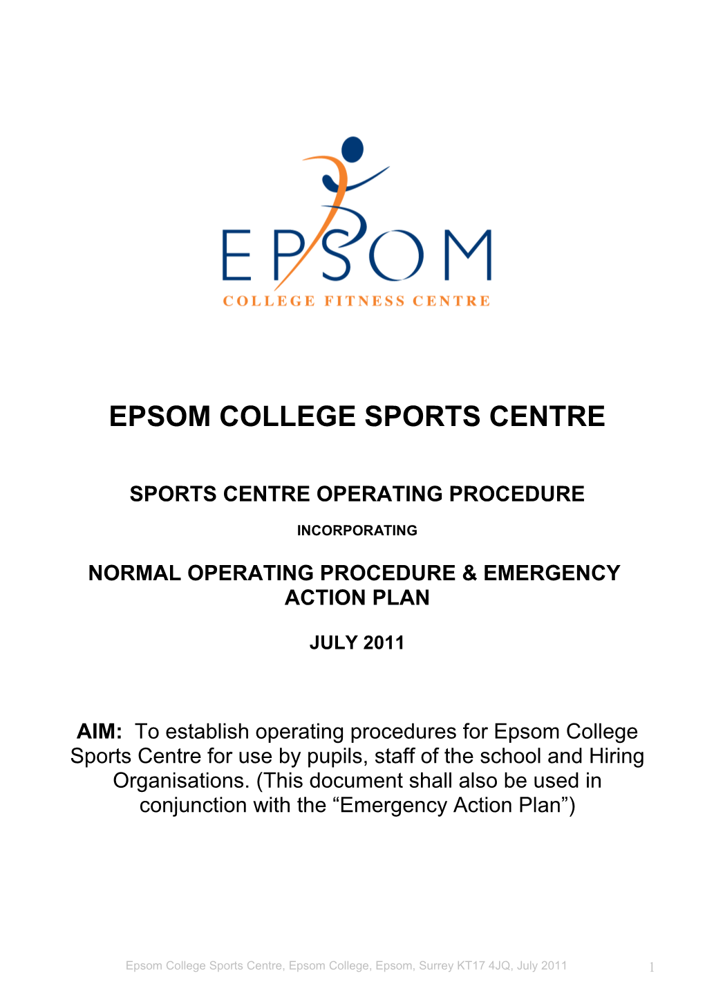 Epsom College Sports Centre