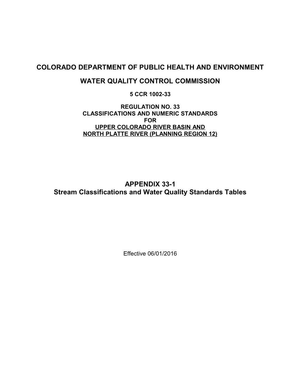 Colorado Department of Public Health and Environment s3