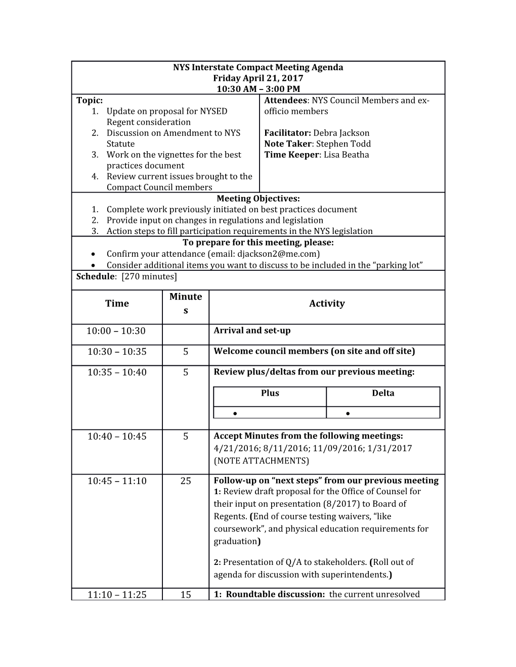 Update on Proposal for NYSED Regent Consideration