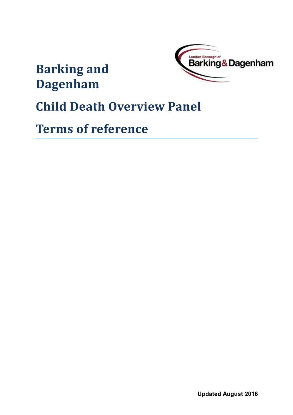 Child Death Overview Panel