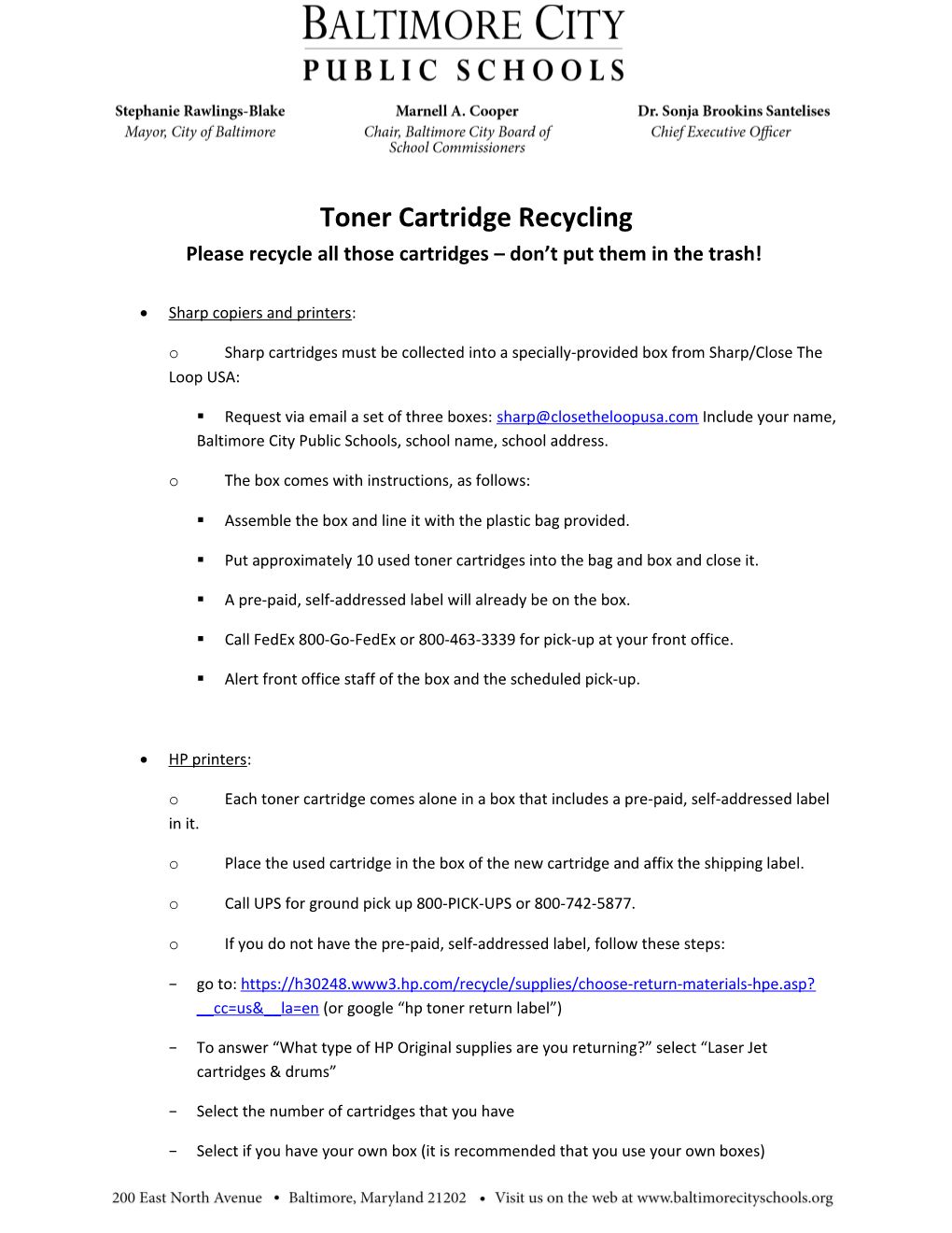 Please Recycle All Those Cartridges Don T Put Them in the Trash!