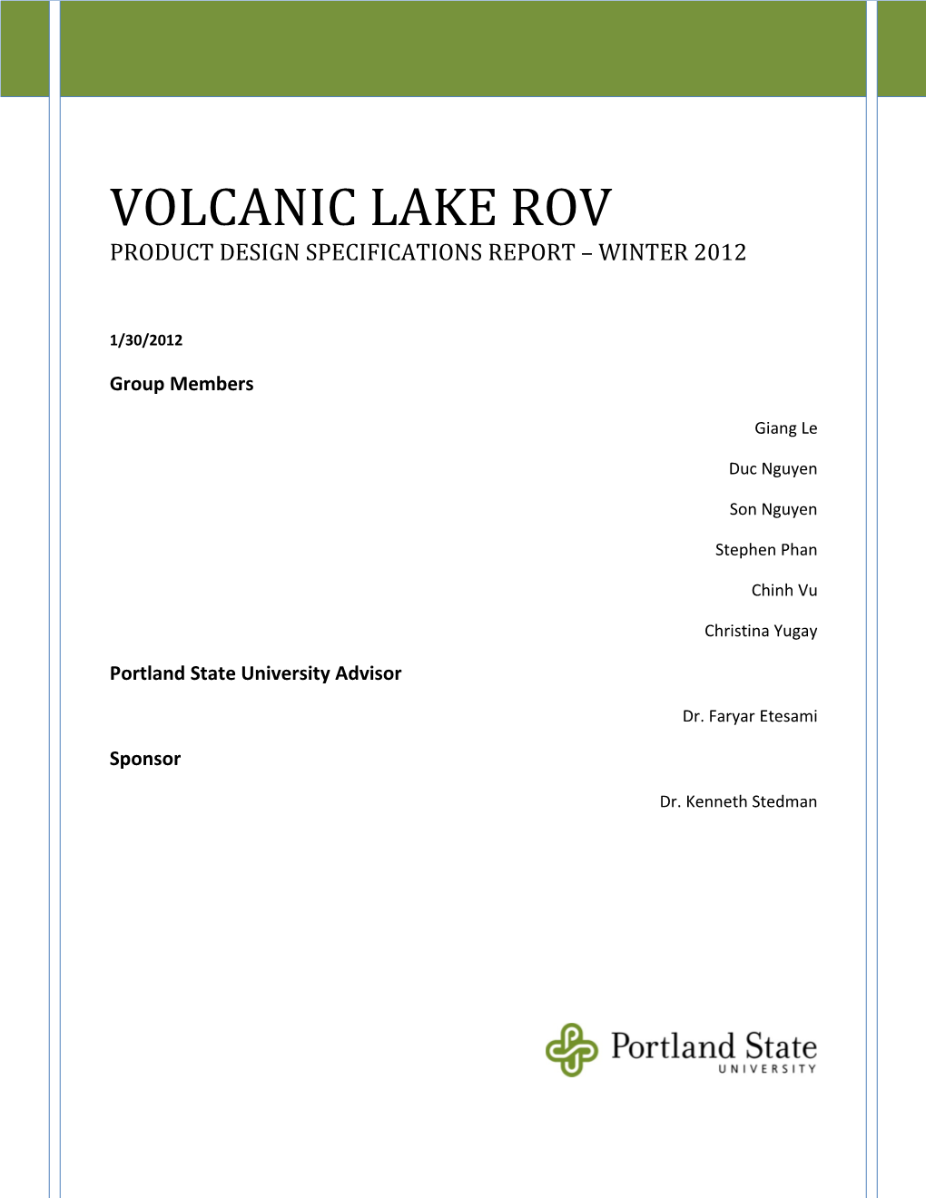 Volcanic Lake Rov