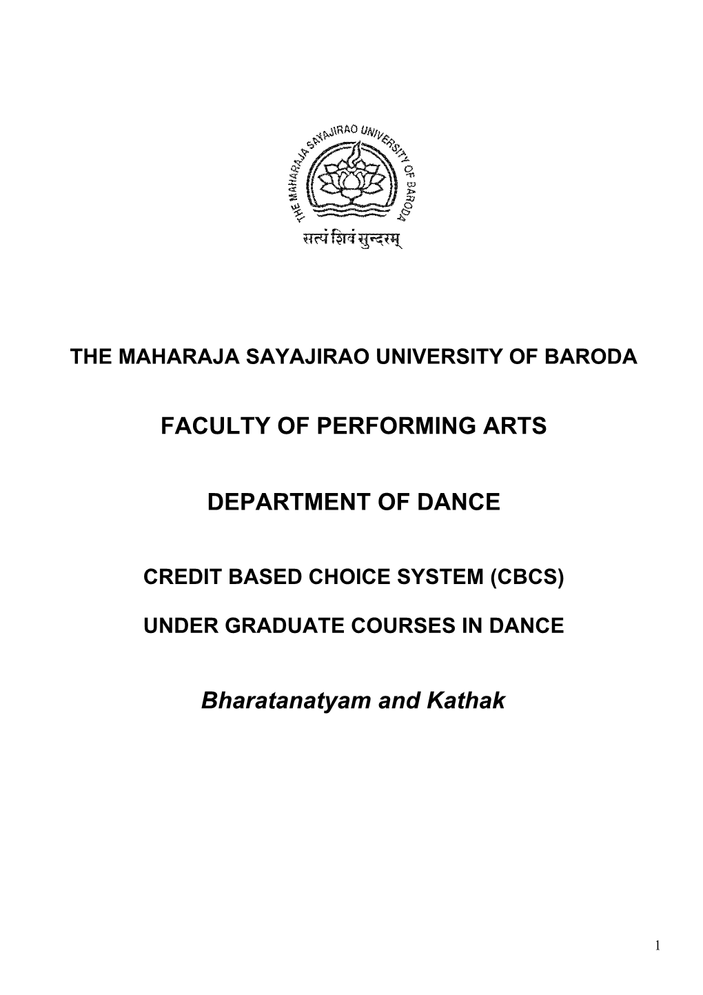 Degree Courses in Dance