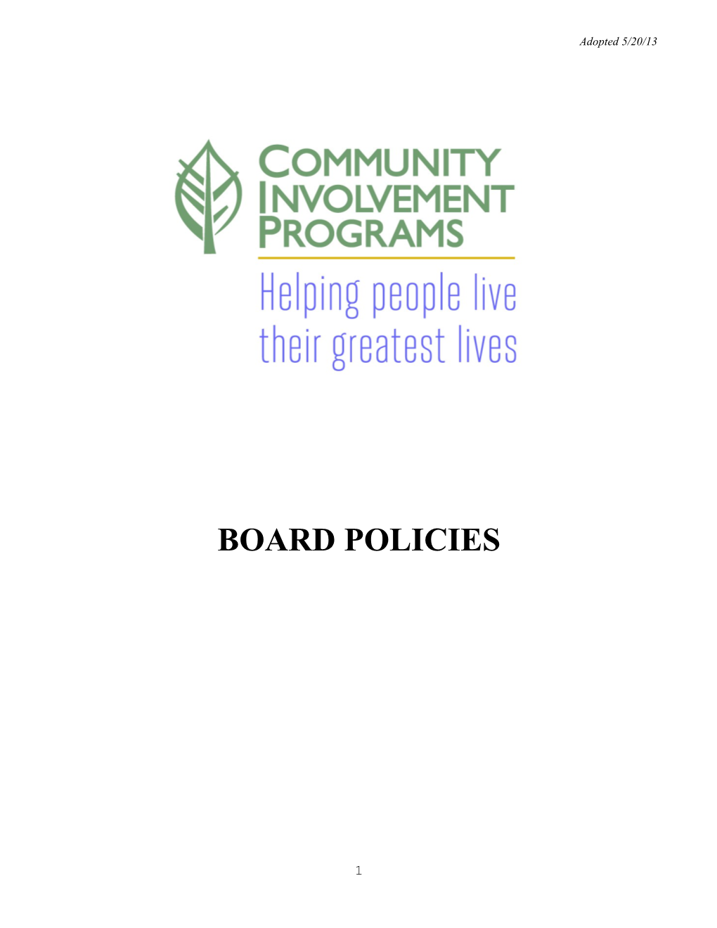 Community Involvement Programs