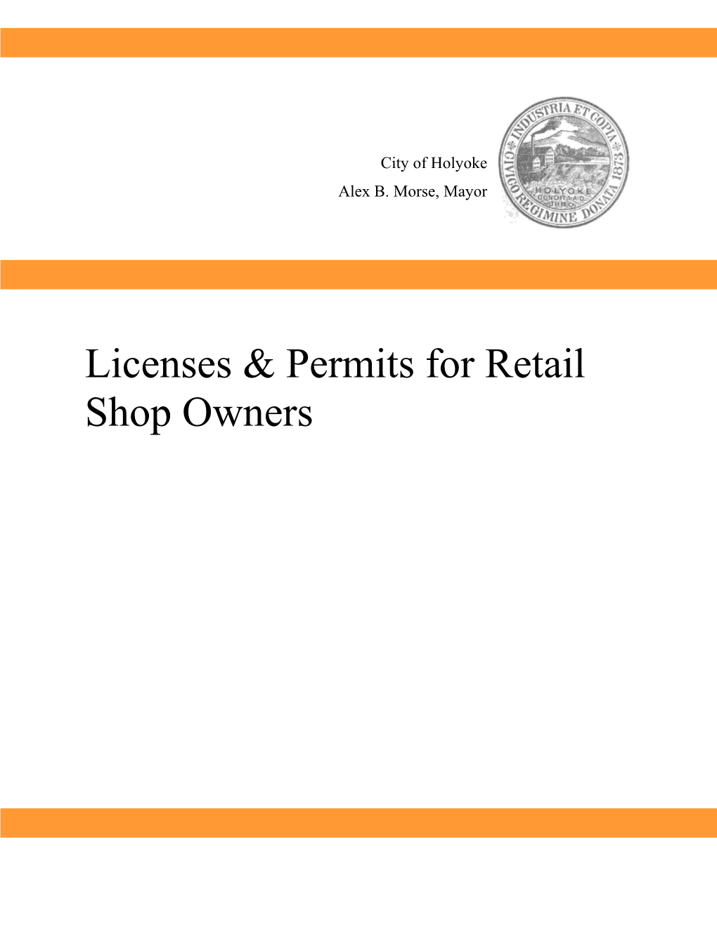 Licenses & Permits for Retail Shop Owners
