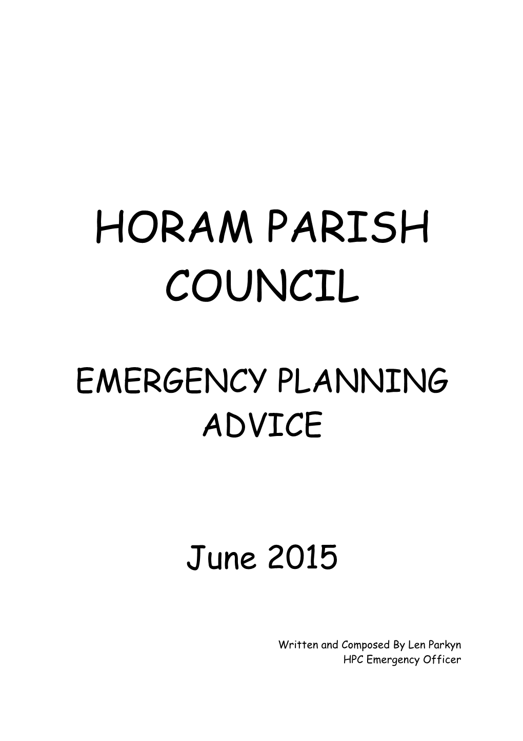 Horam Parish Council