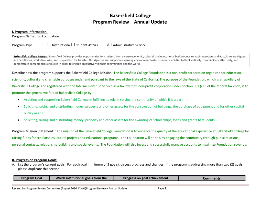 Bakersfield College s6