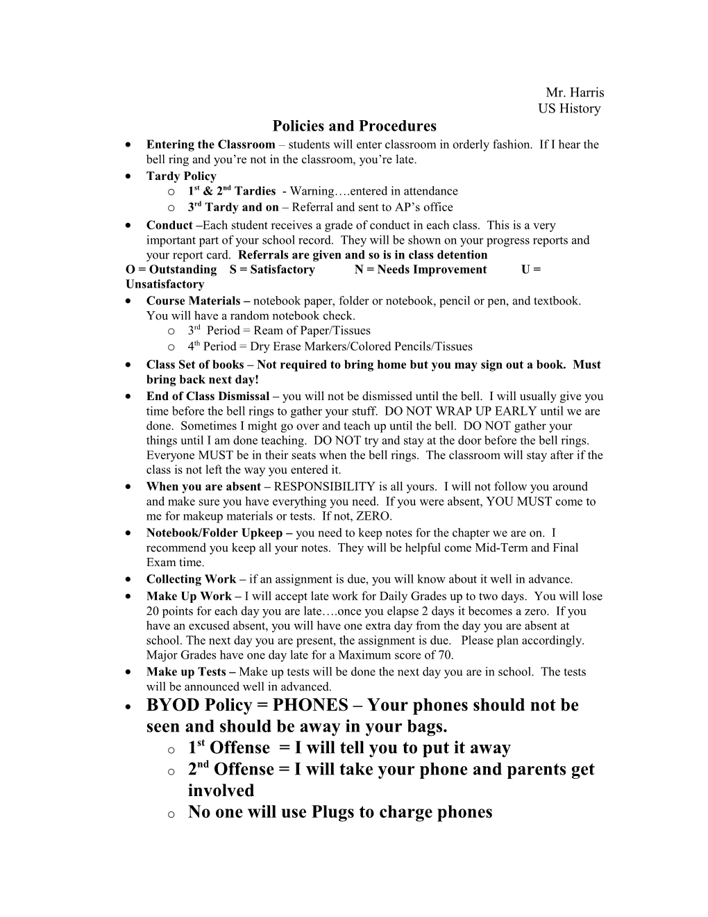 Policies and Procedures s12