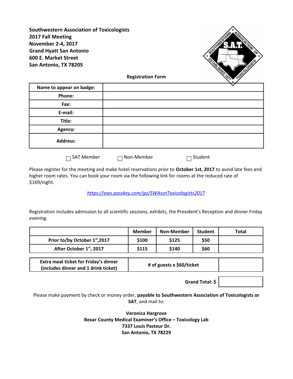 Southwestern Association of Toxicologists