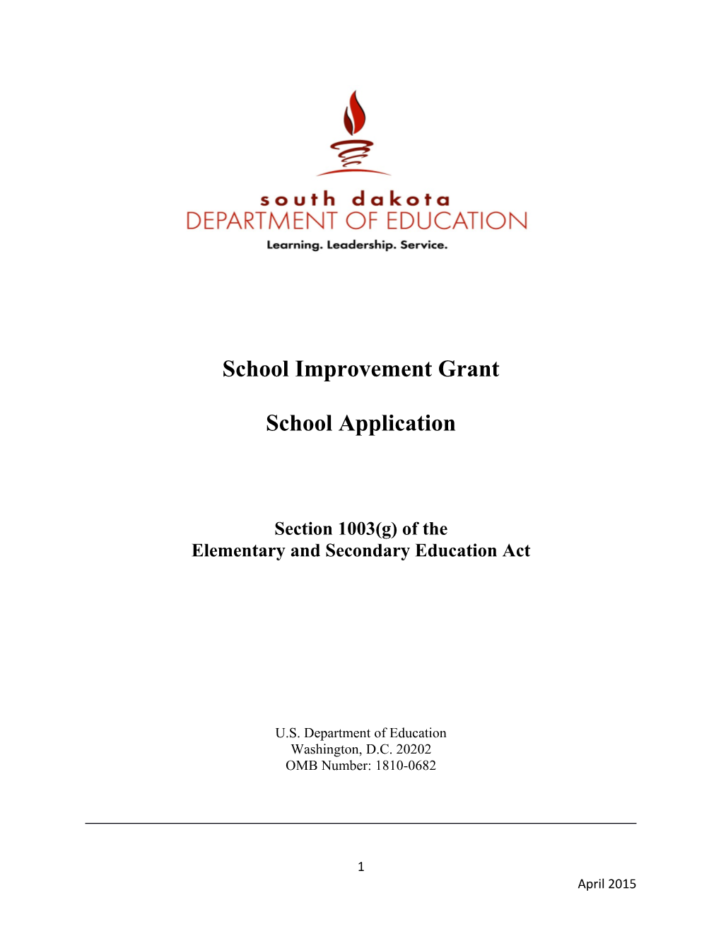 School Improvement Grant s1