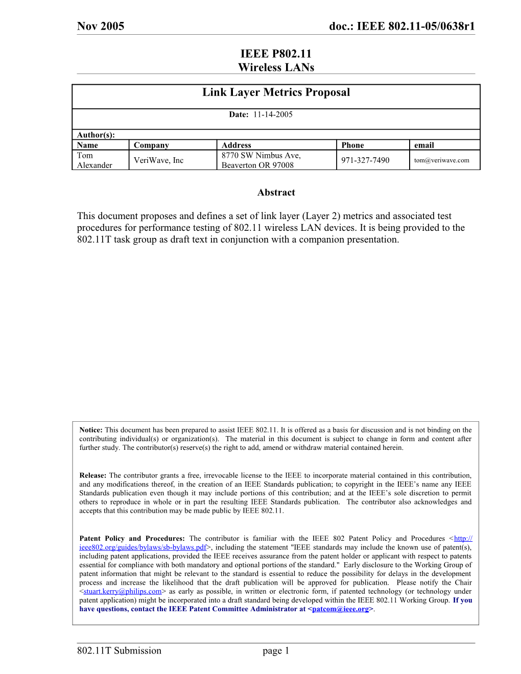 IEEE P802.11 Wireless Lans s79