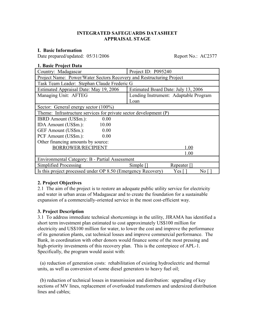 Integrated Safeguards Datasheet s13