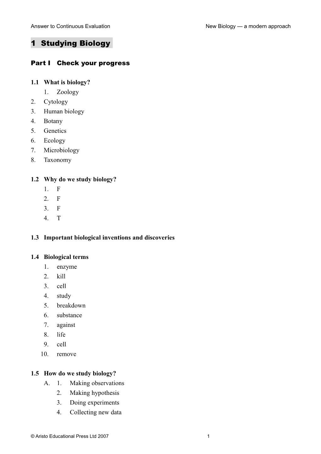 Class and Exam Practice s1