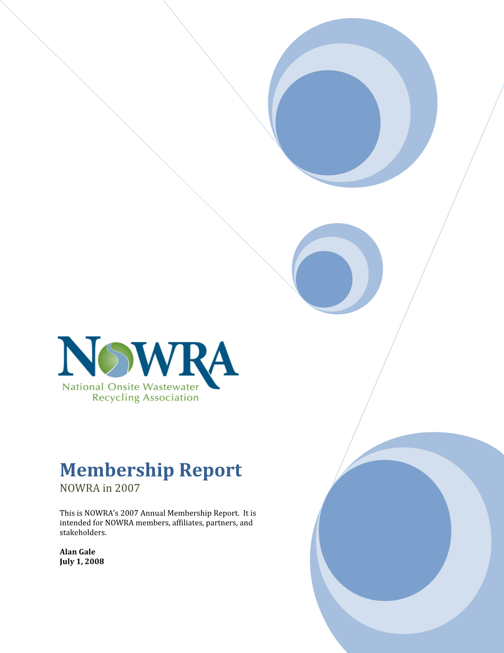 NOWRA 2007 Membership Report