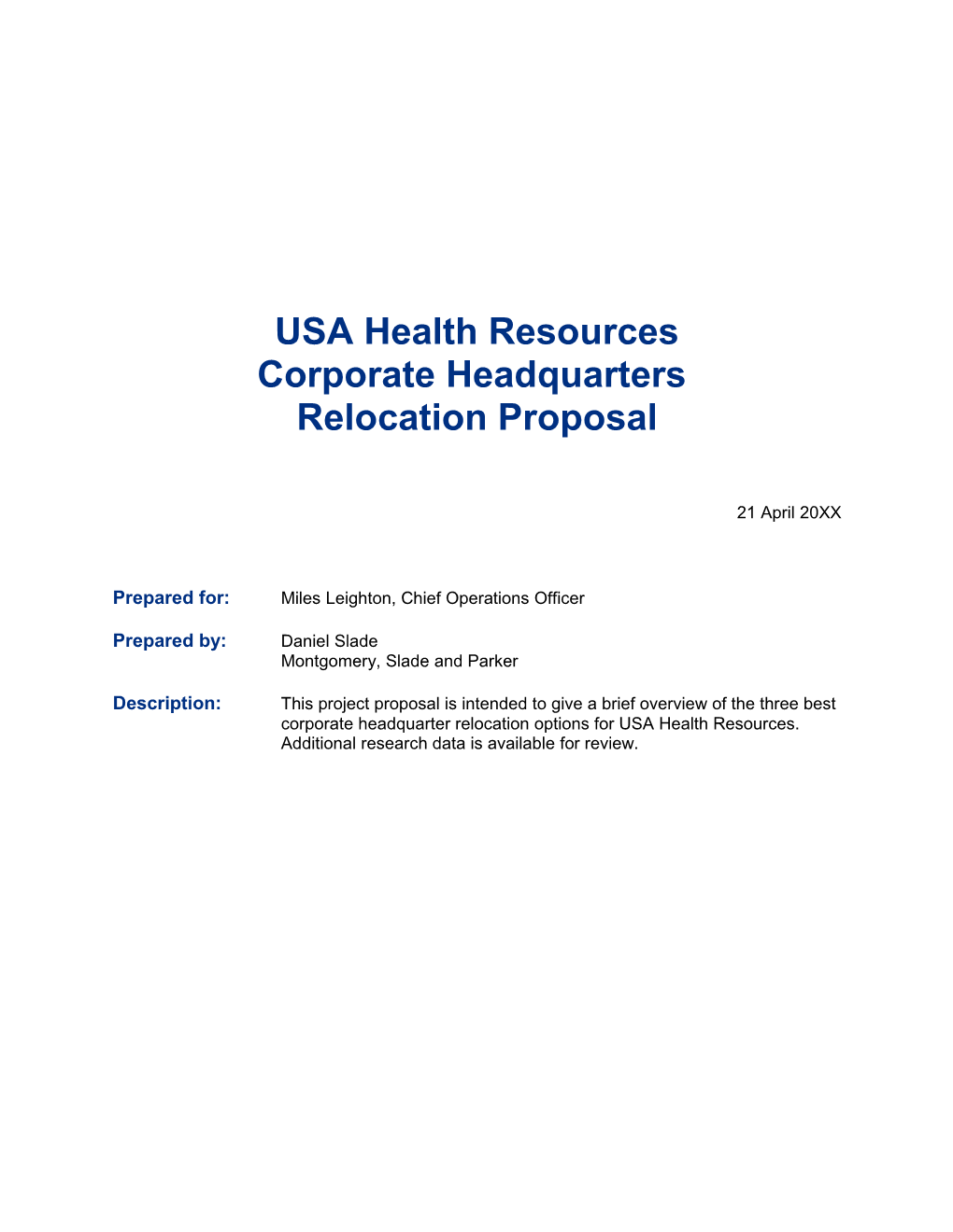 USA Health Resources