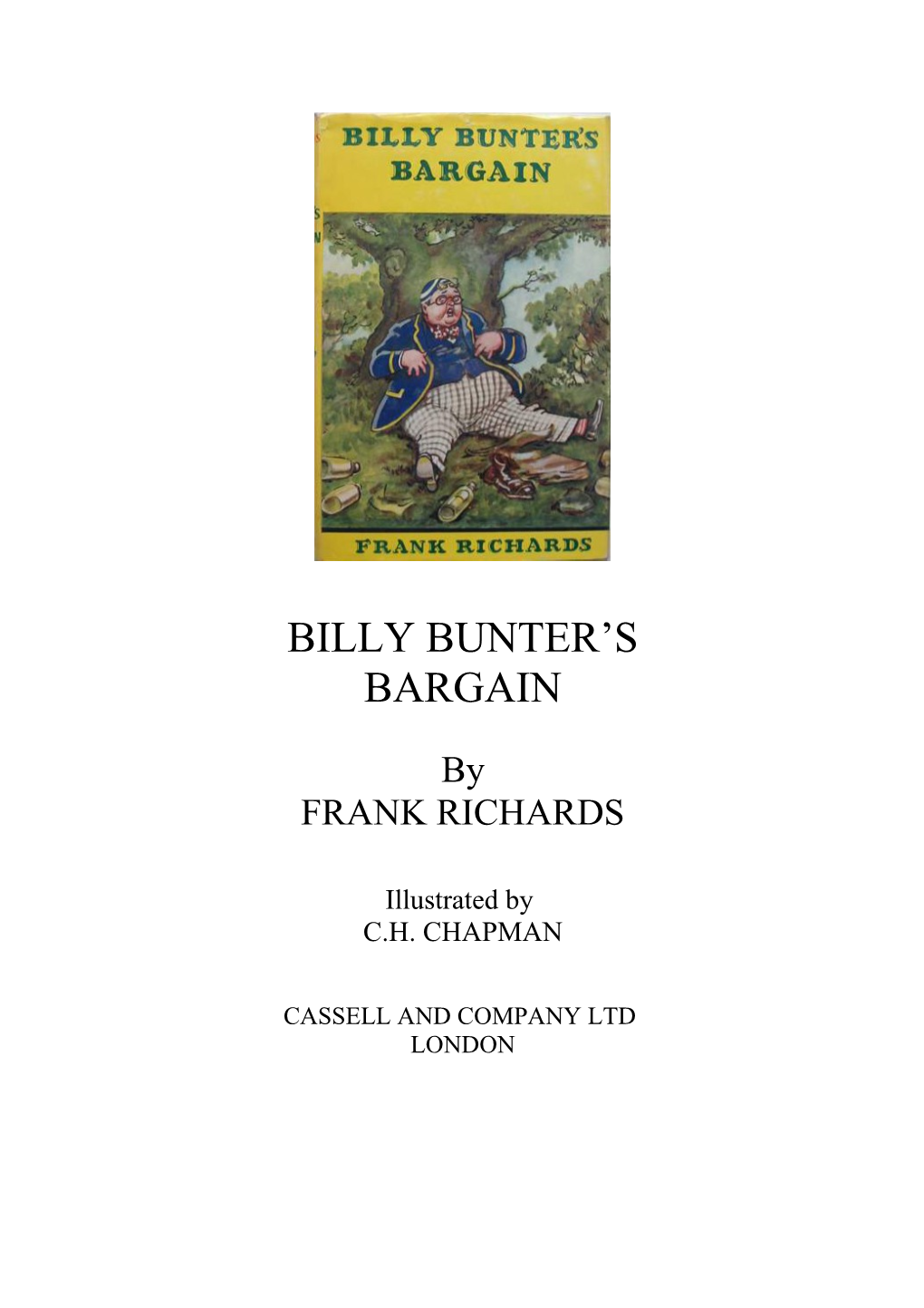 Billy Bunter's Bargain
