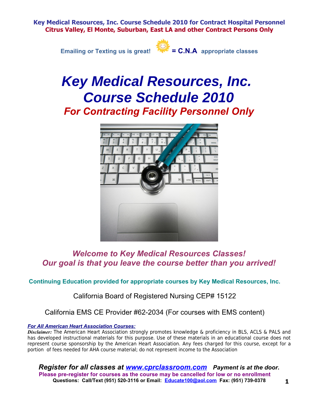 Key Medical Resources, Inc s1
