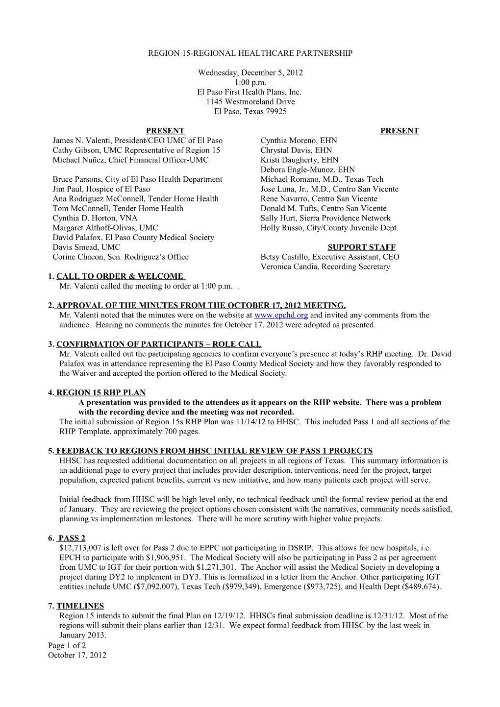 HHSC Region 15 Meeting Minutes-072512 (00092157-2)