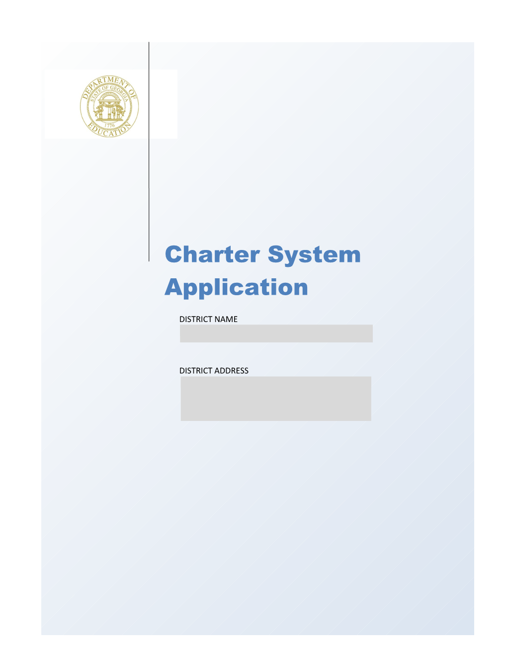 Charter System Application