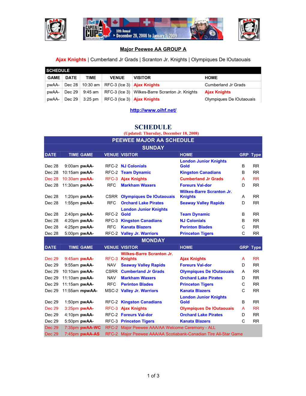 Bell Capital Cup Tournament