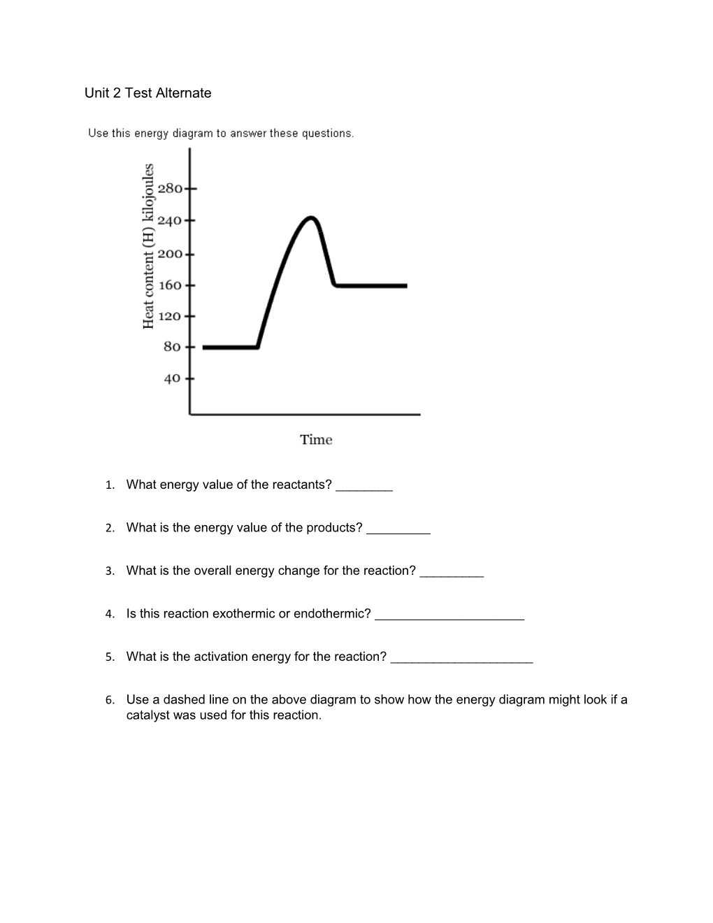 Unit 2 Test Alternate