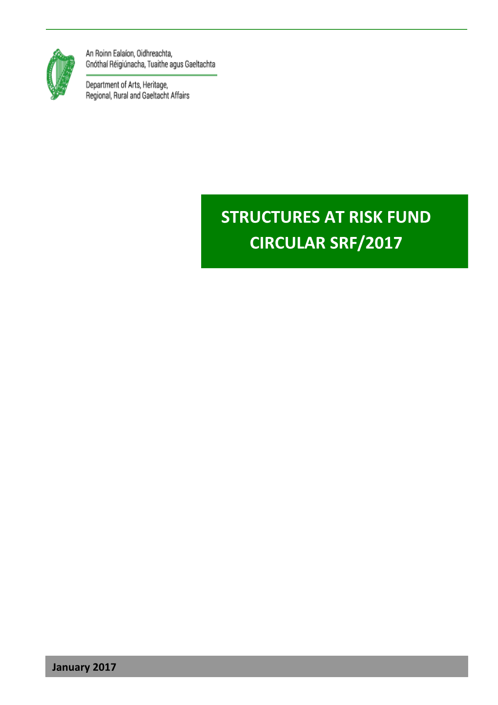 Structures at Risk Fund 2017 Application Guide