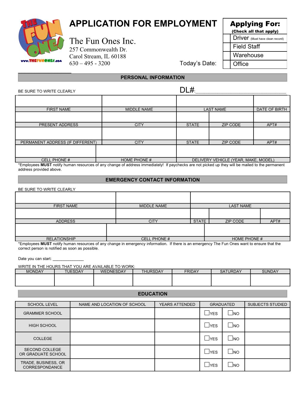 Application for Employment s41