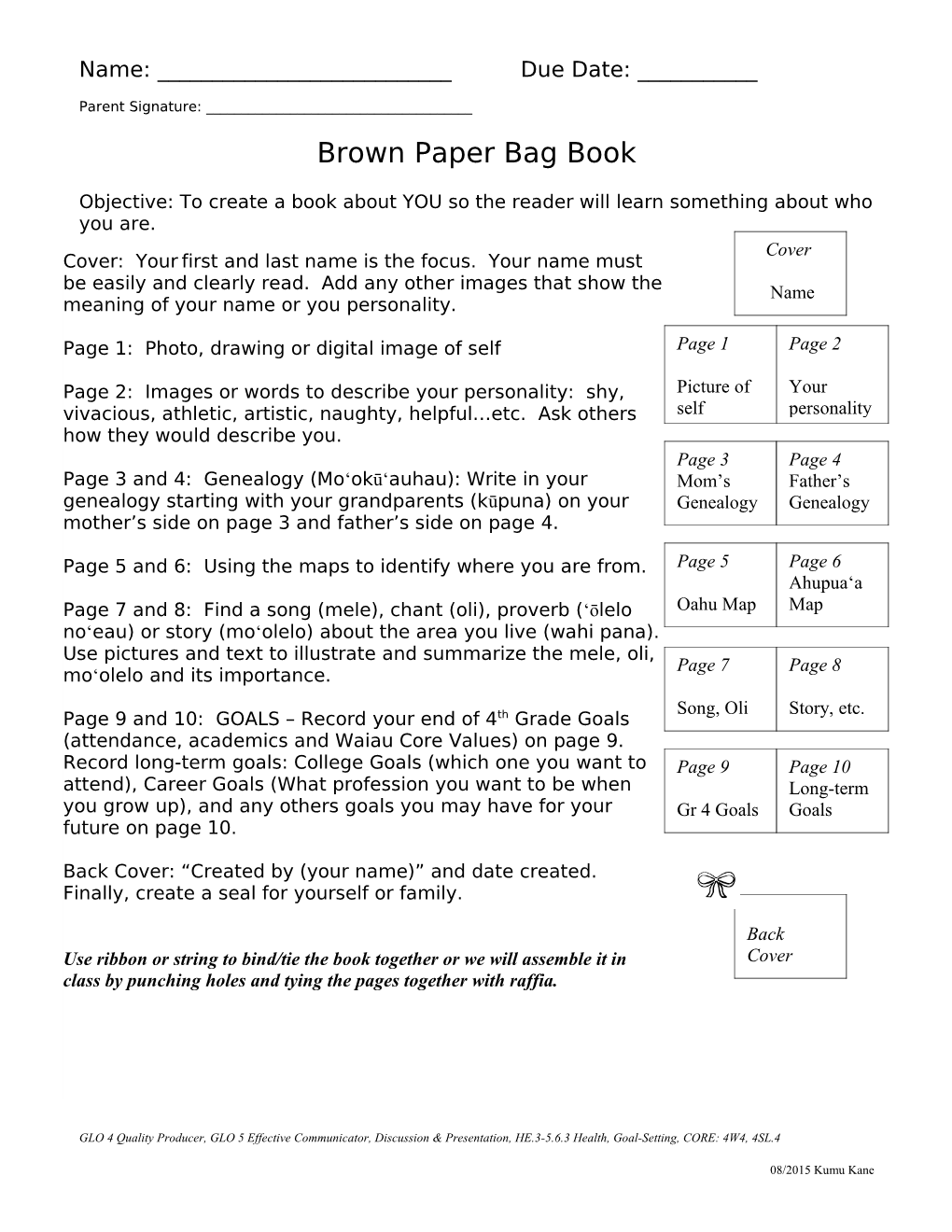 Brown Paper Bag Book