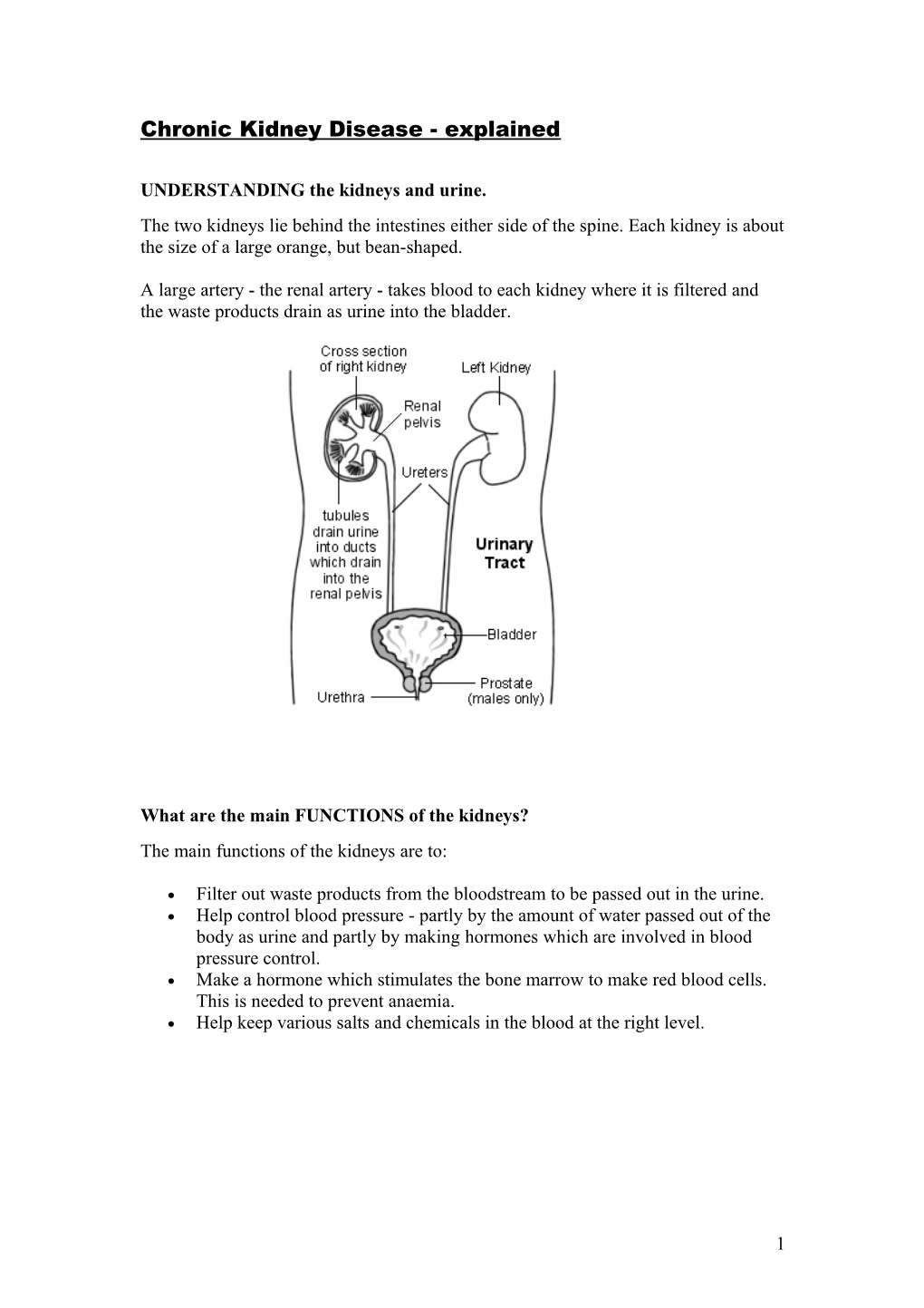 Chronic Kidney Disease - Explained